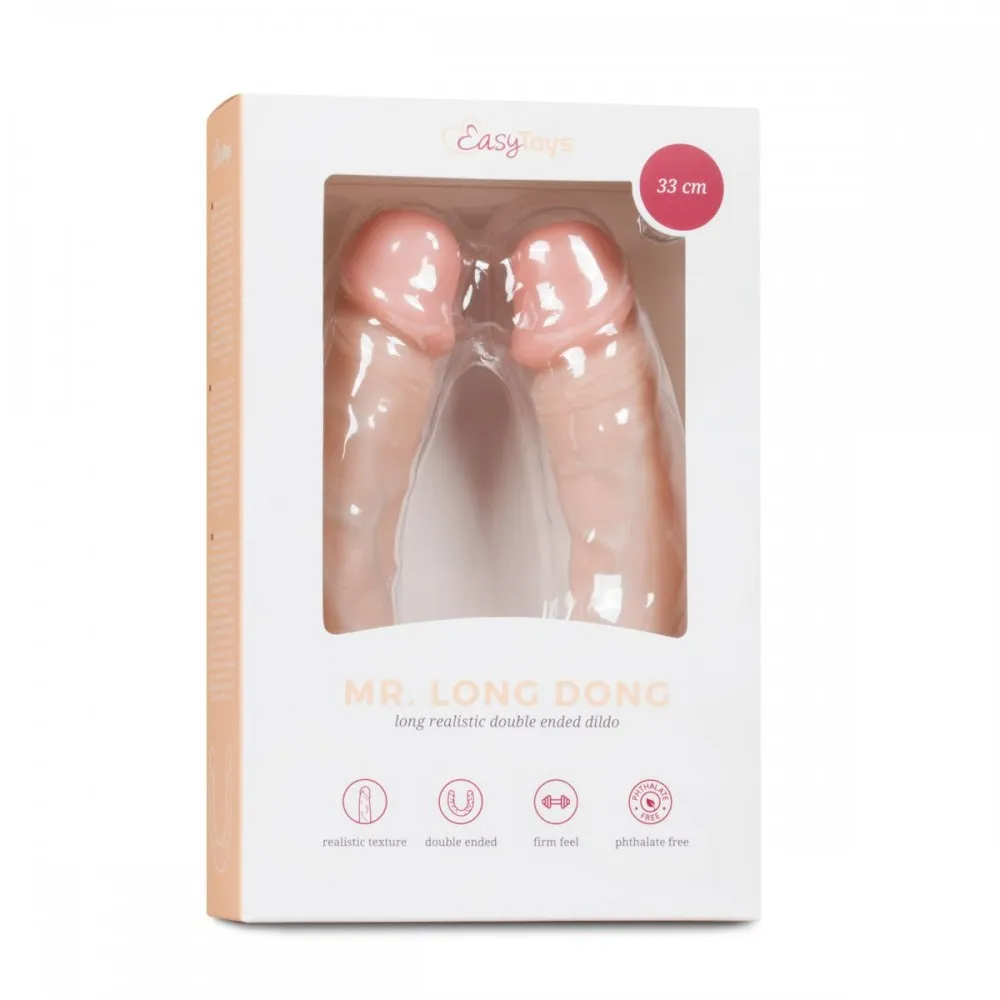 Двосторонній реалістичний фалоімітатор EasyToys " Mr. Long Dong» 33cm 6 Двосторонній реалістичний фалоімітатор EasyToys " Mr. Long Dong» 33cm - Зображення 4