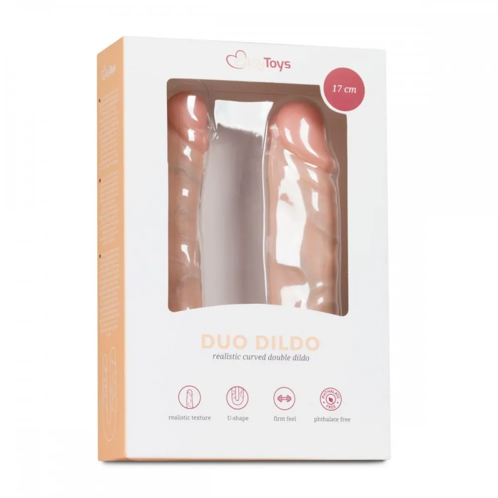 Двосторонній реалістичний фалоімітатор EasyToys Duo Dildo 17cm 6 Двосторонній реалістичний фалоімітатор EasyToys Duo Dildo 17cm - Зображення 4