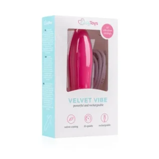 Міні-вібратор Easytoys рожевий Velvet Vibe - Pink - Зображення 4