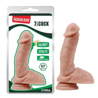Фалоімітатор реалістичний Chisa Fashion Dude 7.3 Cock на присосці, бежевий