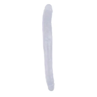Alternative view of Фалоімітатор подвійний Chisa Hi-Rubber 45 см, прозорий