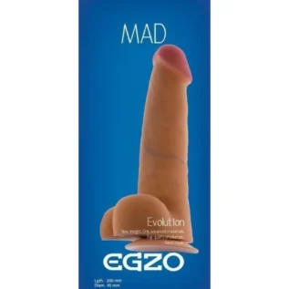 Alternative view of Фалоімітатор реалістичний із мошонкою EGZO MAD Ciberskin Impassioned Lover на присосці