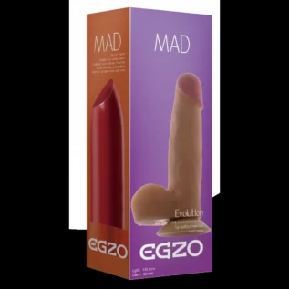 Фалоімітатор реалістичний з мошонкою EGZO MAD Ciberskin Pushy Lover на присосці 11 Фалоімітатор реалістичний з мошонкою EGZO MAD Ciberskin Pushy Lover на присосці - Зображення 5