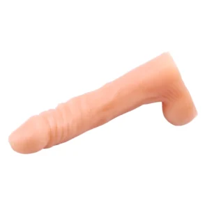Фалоімітатор реалістичний з мошонкою Chisa T-skin, тілесний - Зображення 4