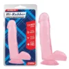 Фалоімітатор рожевий Chisa Hi-Rubber 7.0 з яєчками на присосці 2 Зображення Фалоімітатор рожевий Chisa Hi-Rubber 7.0 з яєчками на присосці