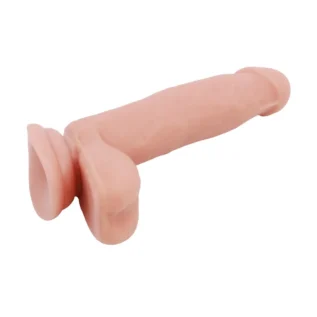 Фалоімітатор з хребтом Chisa T-skin ReaL Philander і присоскою, бежевий - Зображення 4