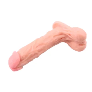 Фалоімітатор реалістичний з мошонкою Chisa Ballsy Super Cock, бежевий - Зображення 4