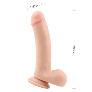 Фалоімітатор з яєчками Chisе Ballsy Super Cock на присосці, бежевий 15 Фалоімітатор з яєчками Chisе Ballsy Super Cock на присосці, бежевий - Зображення 7
