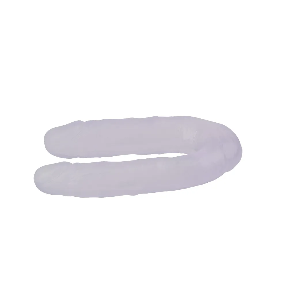 Фалоімітатор подвійний Chisa Hi-Rubber 13 Inch Dildo, прозорий 7 Фалоімітатор подвійний Chisa Hi-Rubber 13 Inch Dildo, прозорий - Зображення 5
