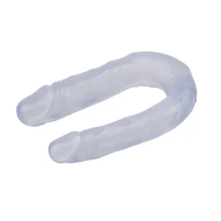 Фалоімітатор подвійний Chisa Hi-Rubber 13 Inch Dildo, прозорий 11 Фалоімітатор подвійний Chisa Hi-Rubber 13 Inch Dildo, прозорий - Зображення 4