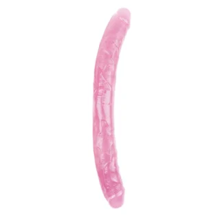 Alternative view of Фалоімітатор двосторонній реалістичний Chisa Hi-Rubber, рожевий