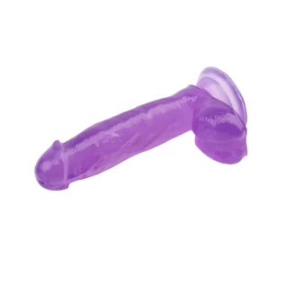 Фалоімітатор на присосці фіолетовий Chisa Hi-Rubber 17,5*3,6 см - Зображення 6