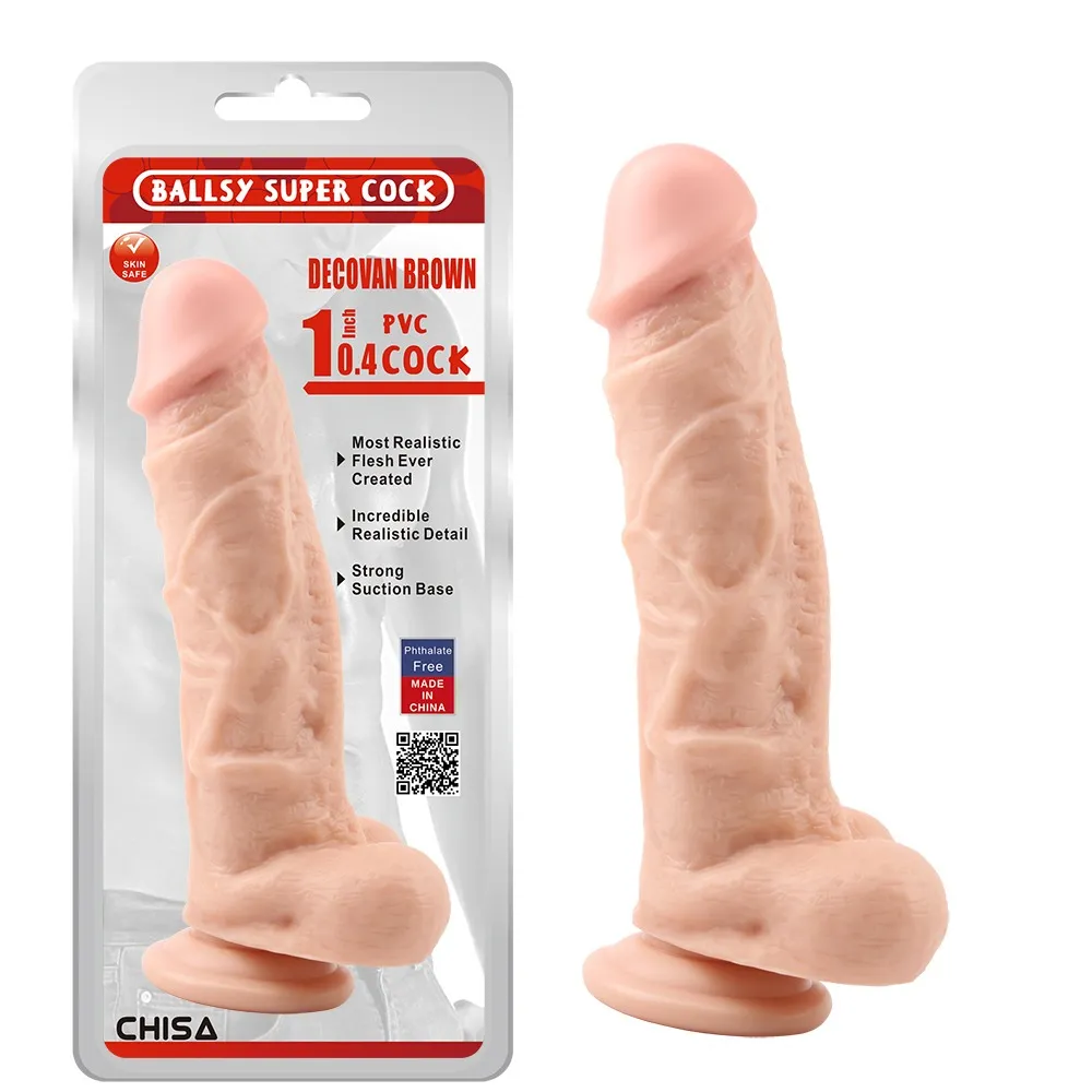 Фалоімітатор з яєчками на присосці Chisa Ballsy Super Cock, тілесний 3 Фалоімітатор з яєчками на присосці Chisa Ballsy Super Cock, тілесний