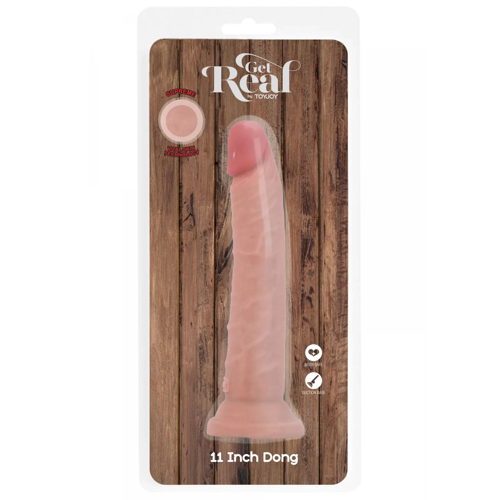 Фаллоімітар реалістичний ToyJoy Get Real на присосці, тілесний 8 Фаллоімітар реалістичний ToyJoy Get Real на присосці, тілесний - Зображення 6