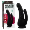 Подвійний фалоімітатор на присосці Chisa Naked Legend Stripper 8.5, чорний
