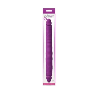 Фалоімітатор подвійний COLOURS DOUBLE PLEASURES PURPLE