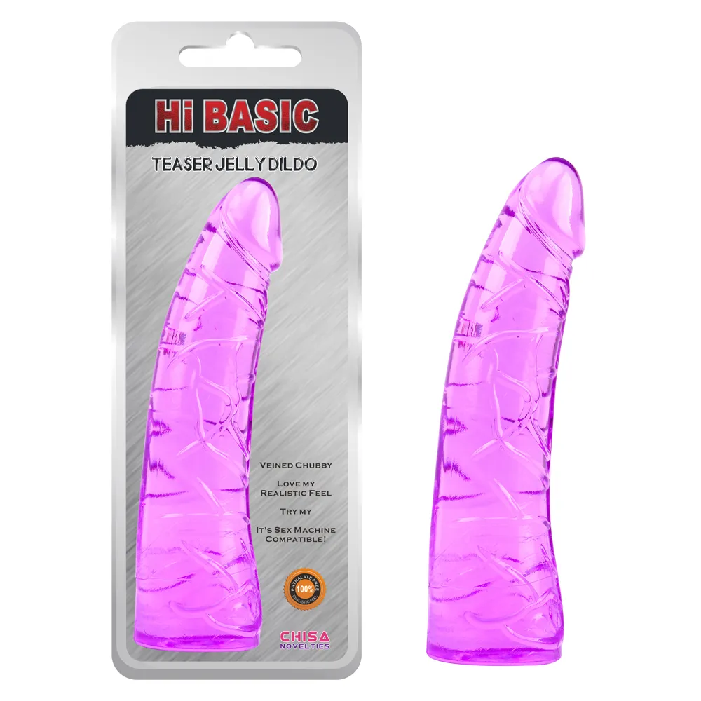 Фаллоімітатор гелевий Chisa Hi-Basic Teaser Jelly Dildo, фіолетовий 3 Фаллоімітатор гелевий Chisa Hi-Basic Teaser Jelly Dildo, фіолетовий