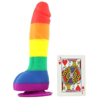 Фалоімітатор Веселка NS Novelties Colours Pride Edition на присосці 10 Фалоімітатор Веселка NS Novelties Colours Pride Edition на присосці - Зображення 3