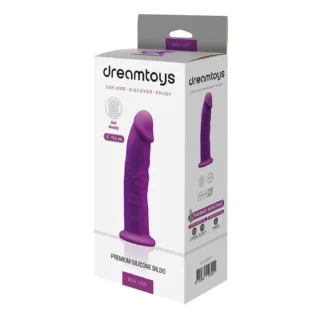 Фалоімітатор реалістичний Dreamtoys Real Love на присосці, фіолетовий - Зображення 5