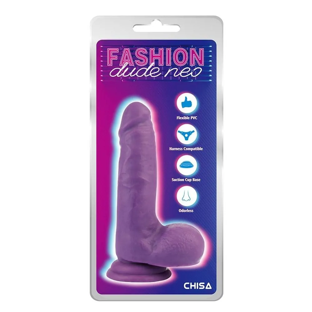 Фалоімітатор реалістичний Chisa Fashion Dude Neo Dual Density, фіолетовий 8 Фалоімітатор реалістичний Chisa Fashion Dude Neo Dual Density, фіолетовий - Зображення 6