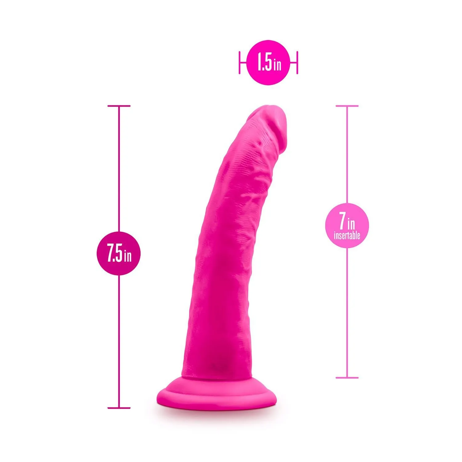 Фалоімітатор реалістичний на присосці Blush Au Naturel Bold Jack рожевий, 19 х 3.8 см 6 Фалоімітатор реалістичний на присосці Blush Au Naturel Bold Jack рожевий, 19 х 3.8 см - Зображення 4