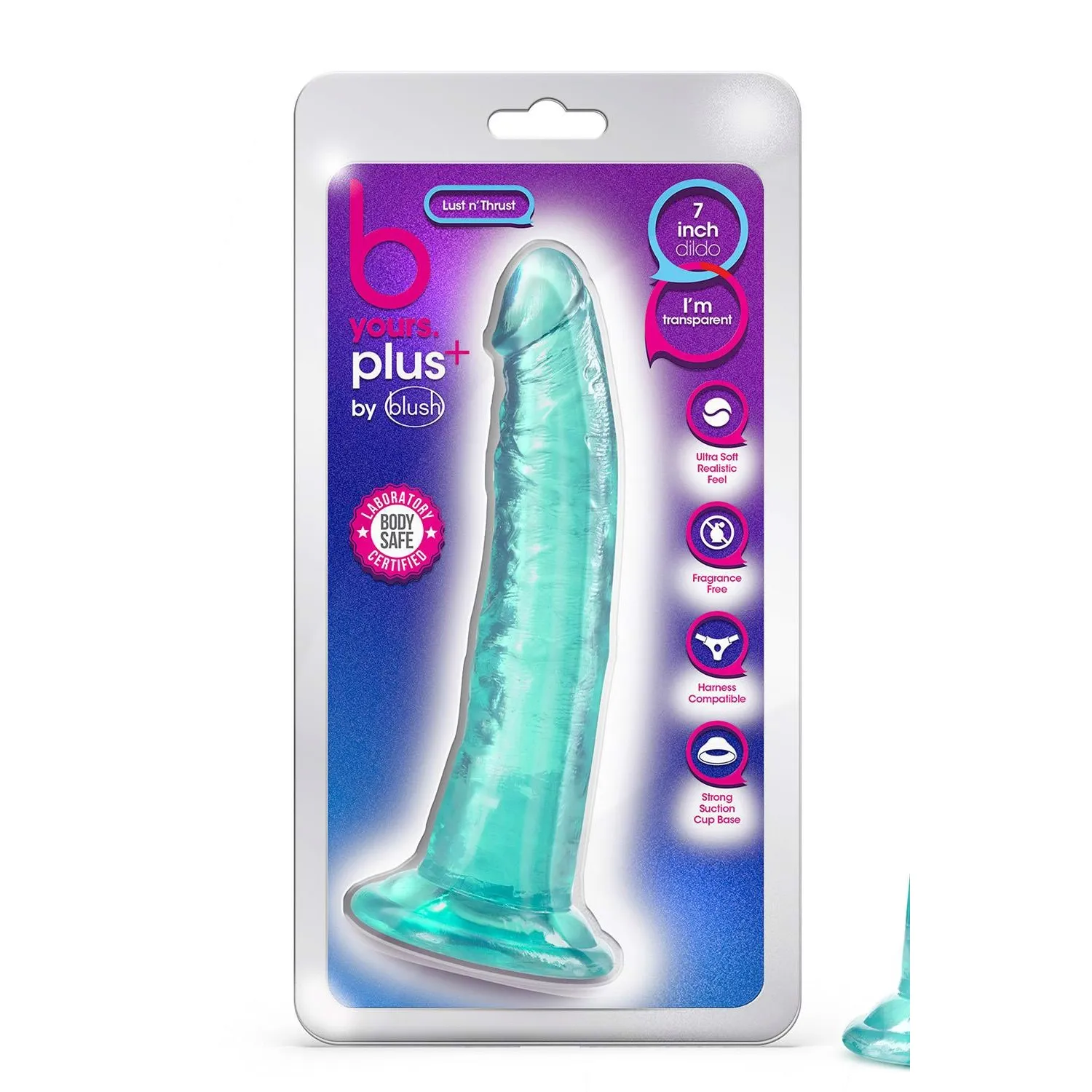 Фалоімітатор реалістичний на присосці Blush B Yours Plus м'ятний, 19 х 3.8 см 7 Фалоімітатор реалістичний на присосці Blush B Yours Plus м'ятний, 19 х 3.8 см - Зображення 5