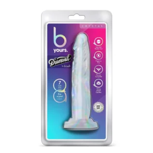 Фалоімітатор реалістичний на присосці Blush B Yours прозорий, 19 х 3.8 см - Зображення 5