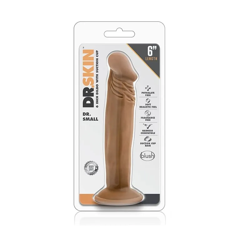 Фалоімітатор реалістичний на присосці Blush Dr. Skin без мошонки, коричневий 8 Фалоімітатор реалістичний на присосці Blush Dr. Skin без мошонки, коричневий - Зображення 6