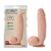 Фалоімітатор реалістичний Chisa T-skin ReaL Sensualism на присосці, бежевий, 21.5 х 4.5 см