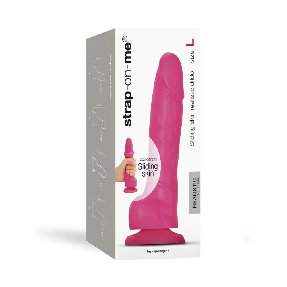 Фалоімітатор реалістичний розмір L Strap-On-Me на присосці, рожевий, 14.2 х 4.1 см 8 Фалоімітатор реалістичний розмір L Strap-On-Me на присосці, рожевий, 14.2 х 4.1 см - Зображення 6