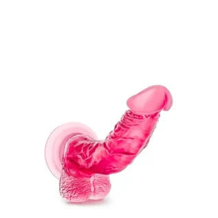 Фалоімітатор реалістичний з мошонкою Blush b Yours на присосці, рожевий