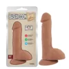 Фалоімітатор реалістичний з мошонкою на присосці Chisa T-skin ReaL Basix Сock, бежевий, 22.5 см 1 Зображення Фалоімітатор реалістичний з мошонкою на присосці Chisa T-skin ReaL Basix Сock, бежевий, 22.5 см