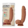 Зображення Фалоімітатор реалістичний з присоском Chisa T-Skin ReaL Sensualism, коричневий