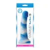 Зображення Фалоімітатор силікон NS Novelties COLOURS PLEASURES YUM 6" DILDO BLUE