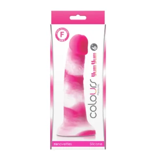 Фалоімітатор силікон NS Novelties COLOURS PLEASURES YUM 6" DILDO PINK