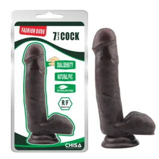Фалоімітатор коричневий Chisa Fashion Dude 7.1 Cock
