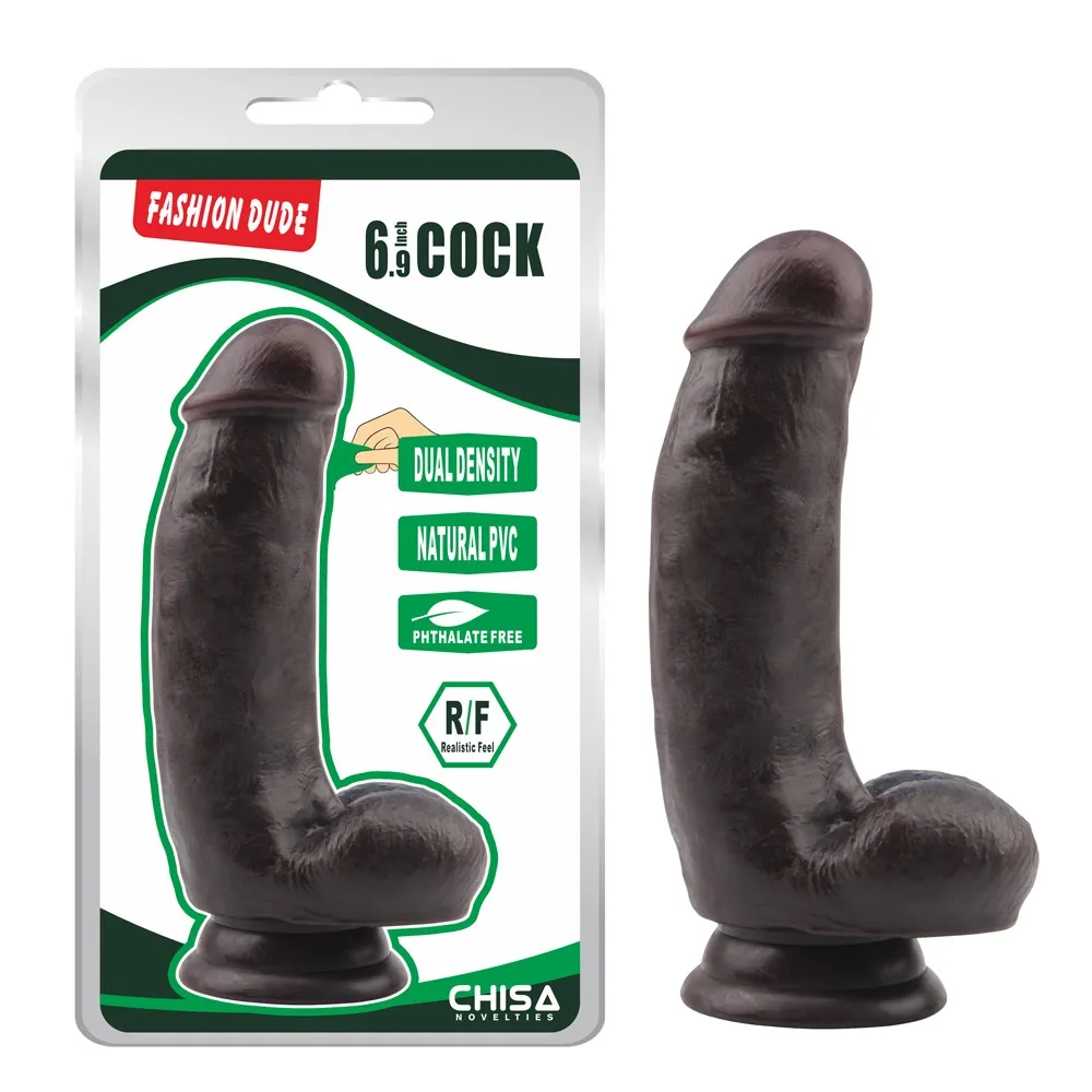 Фалоімітатор реалістичний Chisa Fashion Dude 6.9 Cock, коричневий 3 Фалоімітатор реалістичний Chisa Fashion Dude 6.9 Cock, коричневий