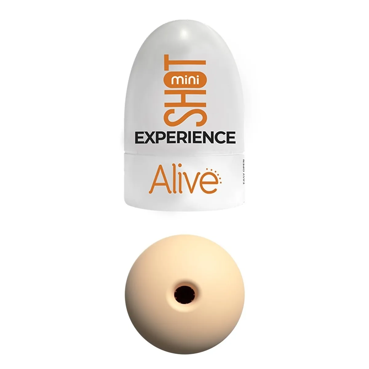 Кишеньковий мастурбатор Alive Mini Shot Experience бежевий 3 Кишеньковий мастурбатор Alive Mini Shot Experience бежевий
