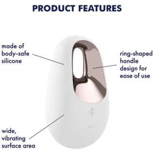 Кліторальний накладний вібратор Satisfyer Layons Temptation білий - Зображення 6