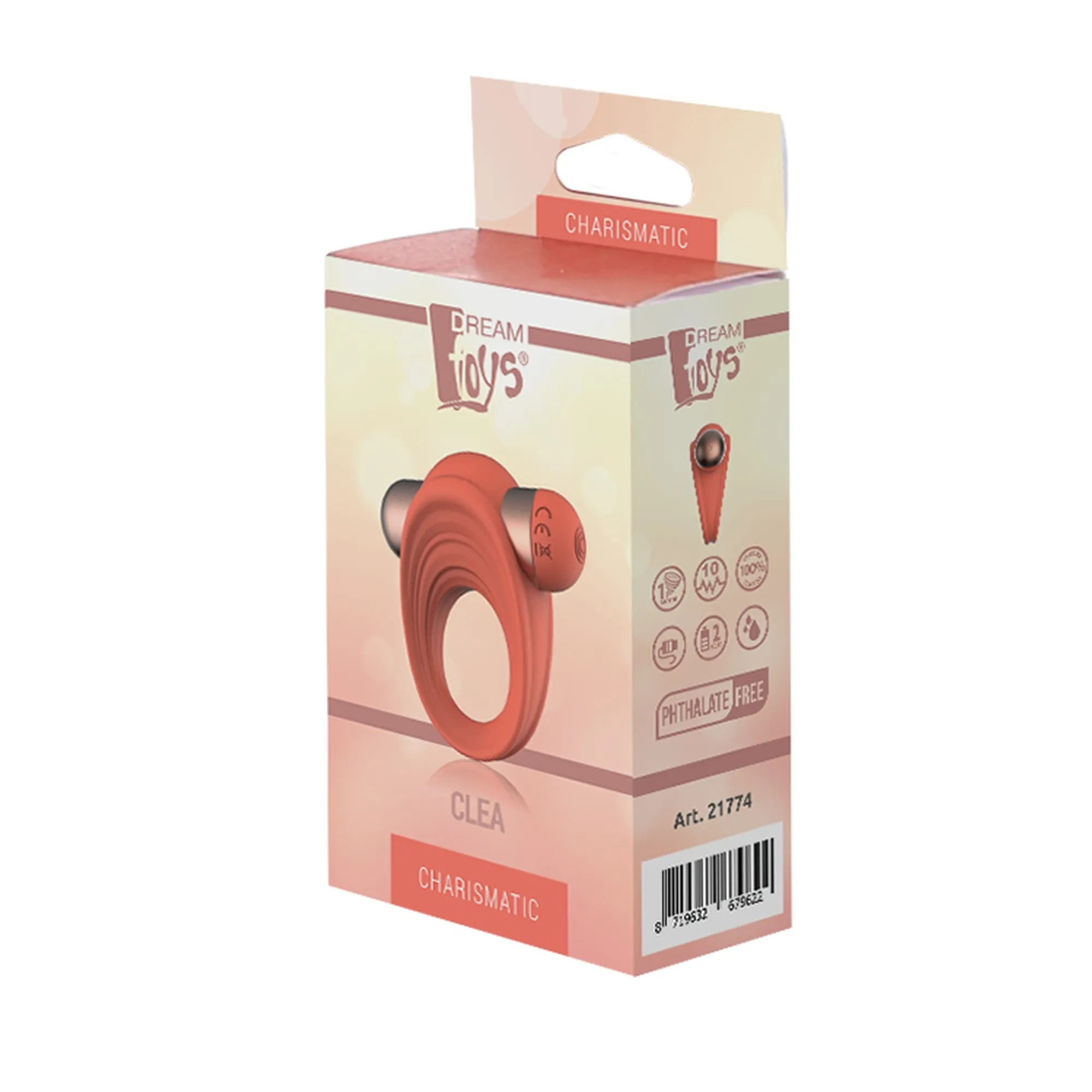 Віброкільце ерекційне Dream Toys CHARISMATIC CLEA 6 Віброкільце ерекційне Dream Toys CHARISMATIC CLEA - Зображення 4