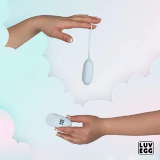 Віброяйце з пультом LUV EGG блакитне - Зображення 6