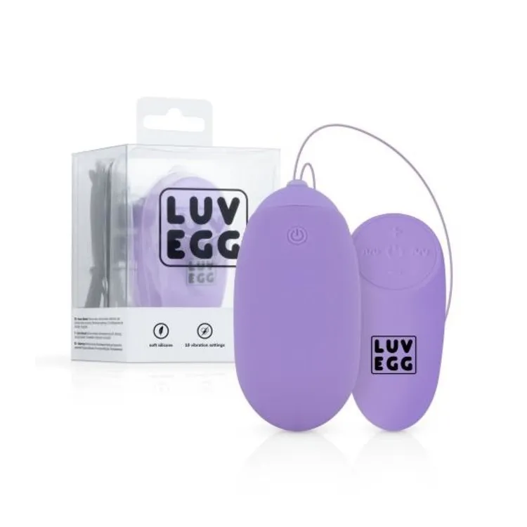 Вагінальне яйце з вібрацією та дистанційним пультом Luv Egg XL лілове 7 Вагінальне яйце з вібрацією та дистанційним пультом Luv Egg XL лілове - Зображення 5