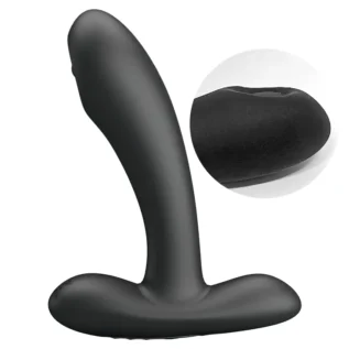 Массажер простаты Pretty Love Remington с пульсацией, черный, 11 х 2,8 см - Зображення 3