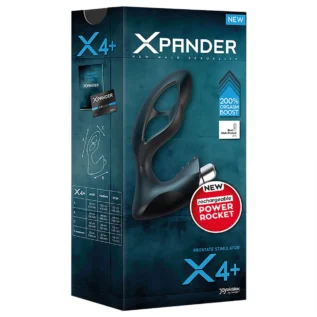 Масажер простати JoyDivision XPANDER X4+ чорний, 11.5 см, розмір L - Зображення 5