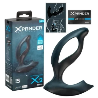 Масажер простати, розмір М, XPANDER X2 чорний, 10.5 см х 4.5 см 9 Масажер простати, розмір М, XPANDER X2 чорний, 10.5 см х 4.5 см - Зображення 4
