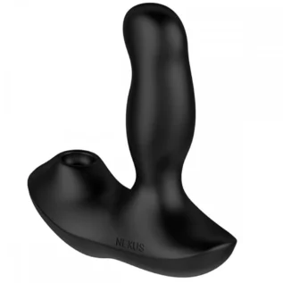 Масажер простати з вібрацією та вакуумною стимуляцією Revo Air Nexus, силіконовий, чорний, 14 х 3.4 11 Масажер простати з вібрацією та вакуумною стимуляцією Revo Air Nexus, силіконовий, чорний, 14 х 3.4 - Зображення 3