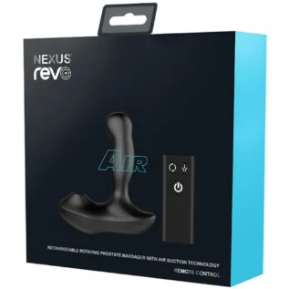 Масажер простати з вібрацією та вакуумною стимуляцією Revo Air Nexus, силіконовий, чорний, 14 х 3.4 15 Масажер простати з вібрацією та вакуумною стимуляцією Revo Air Nexus, силіконовий, чорний, 14 х 3.4 - Зображення 7