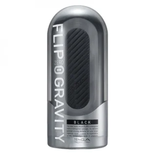 Мастурбатор зі зміною інтенсивності стимуляції FLIP ZERO GRAVITY BLACK