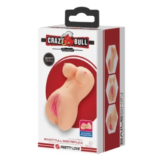 Мастурбатор реалістичний Crazy Bull Hannah два отвори, 16.5 см - Зображення 10