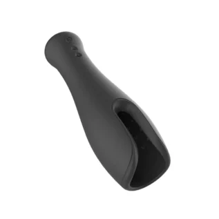 Мастурбатор для голівки Dream Toys Essentials, чорний, 19,5 см - Зображення 3